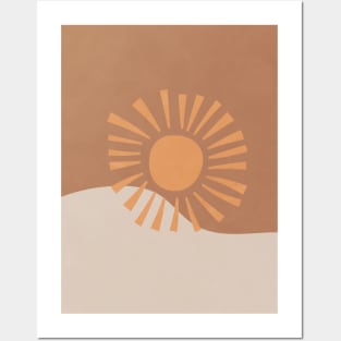 Sun Boho Nordic Style Posters and Art